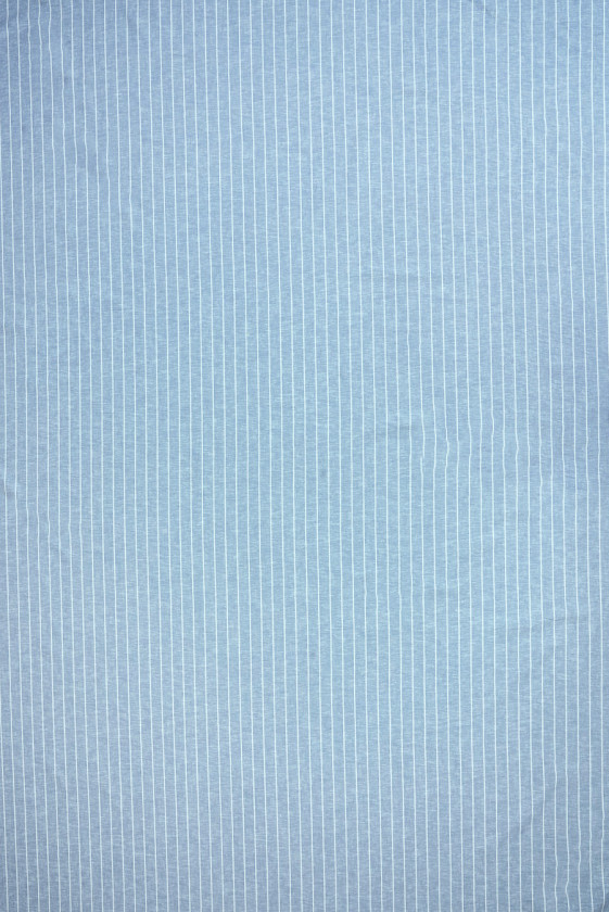 Lin avec viscose bleu à rayures