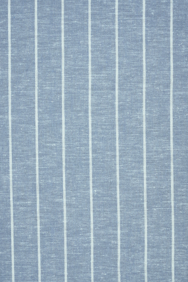 Len z wiskozą błękitny w paski