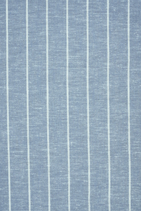 Lin mélangé viscose bleu clair à rayures