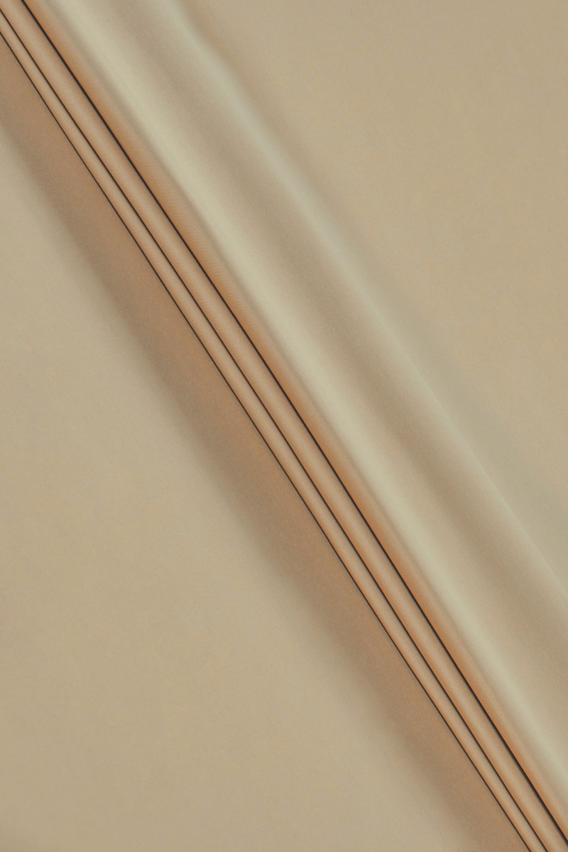 Elastisk bomull kall beige KUPONG 200 cm