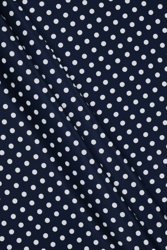 Satyna wiskozowa w kropki...