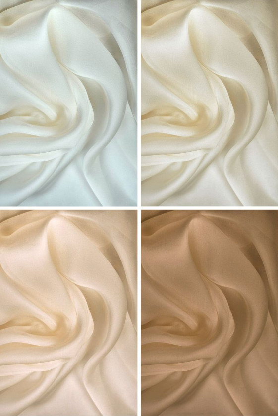 Silk muslin thicker - various colors