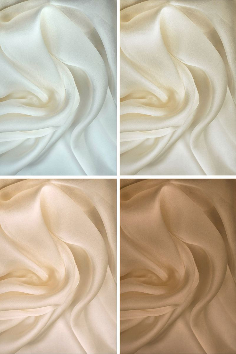 Silk muslin thicker - various colors