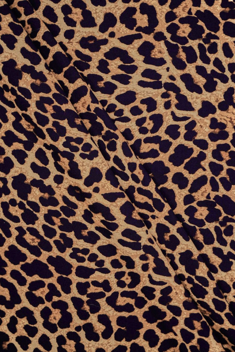 Viskóza s leopardím vzorem