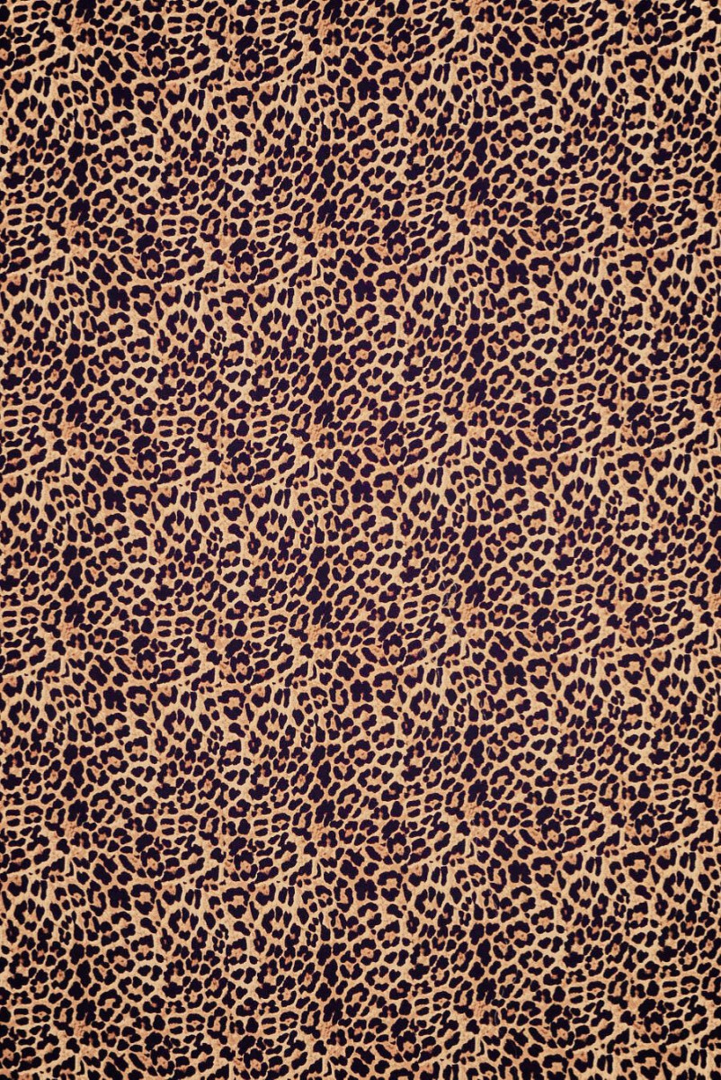 Viscose met luipaardprint
