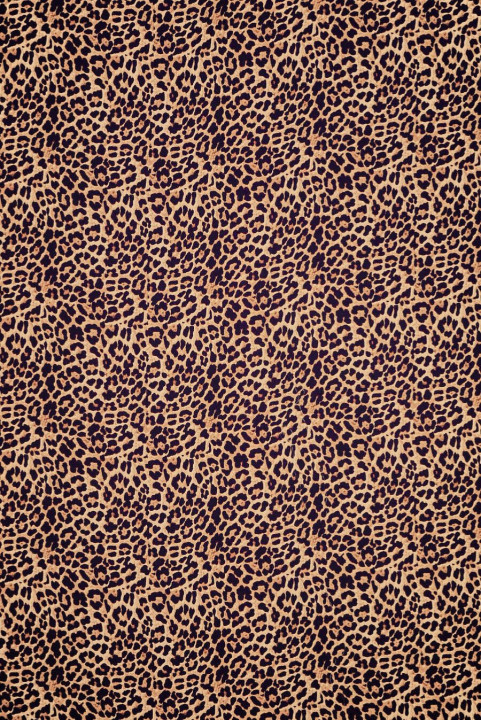 Viskóza s leopardím vzorem