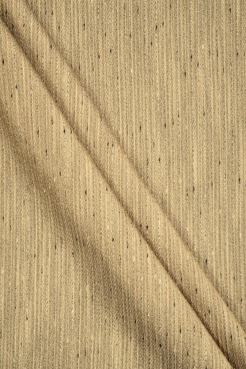 Chanel-style fabric beige and gold