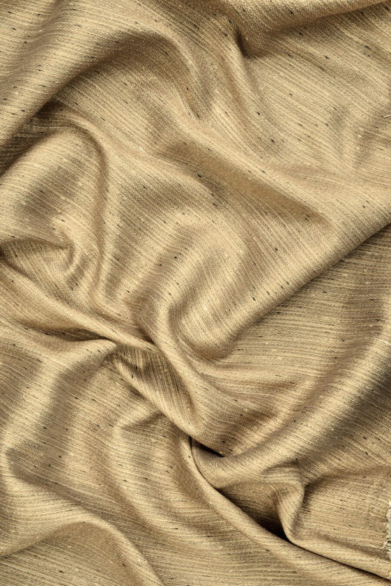 Tkanina typu chanel beżowo-złota