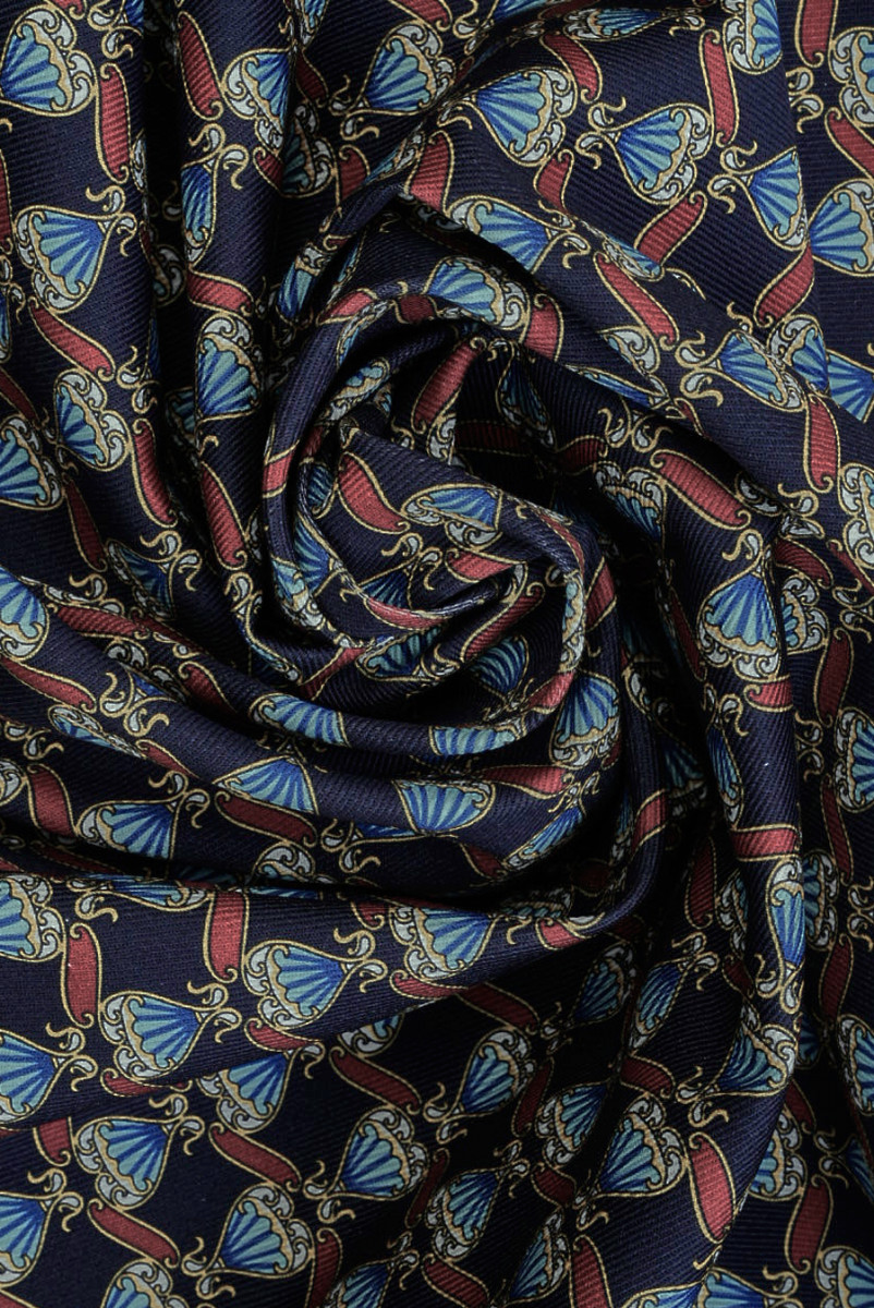 Bawełna jak jeans z drobnym wzorem