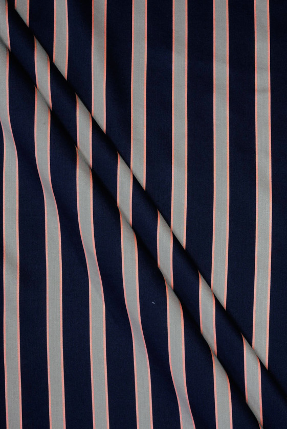 Bawełna z wiskozą w paski