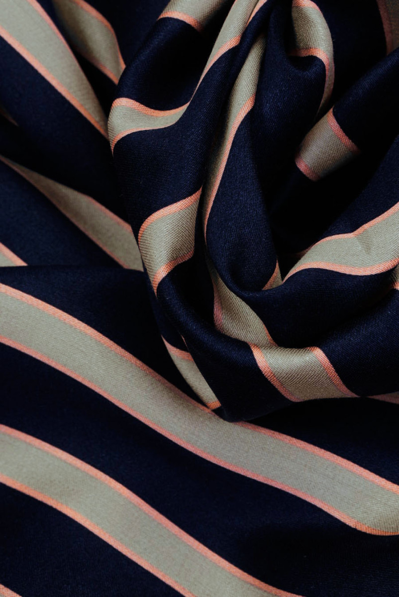 Bawełna z wiskozą w paski