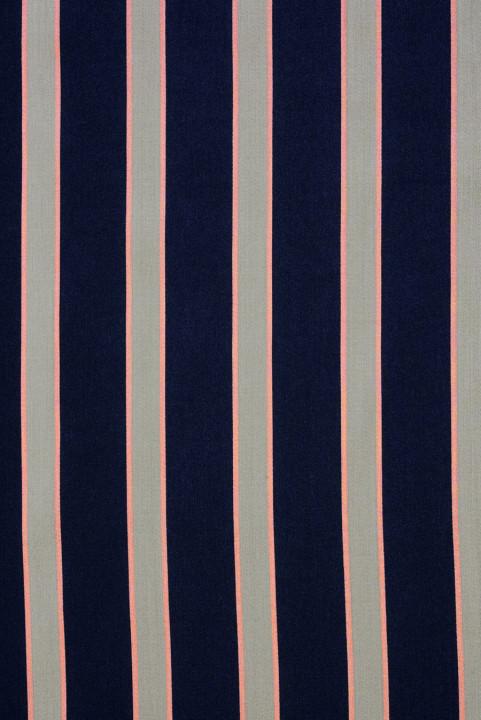 Coton avec viscose à rayures