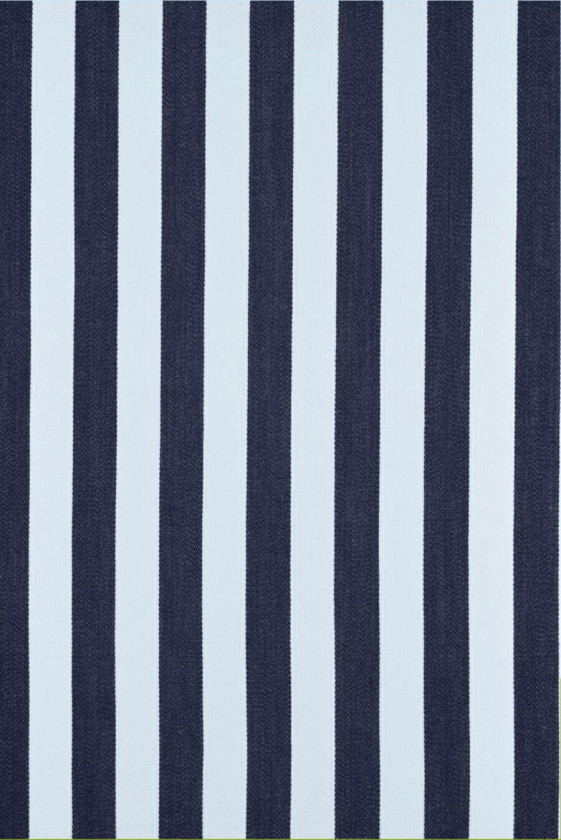 Stretch-Baumwollmischung in marineblauen Streifen