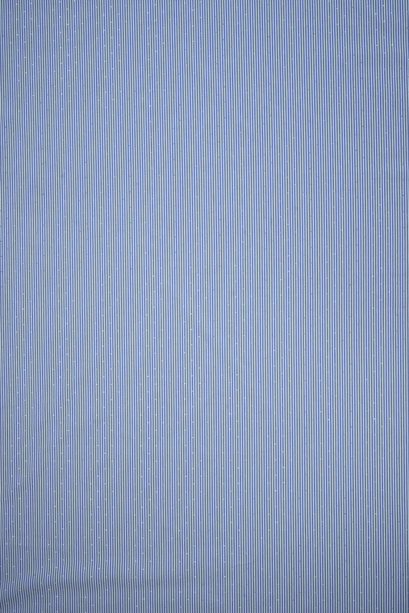 Bawełna koszulowa w paski i cyrkonie niebieska