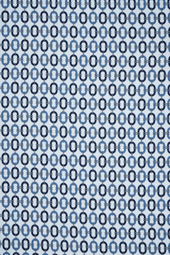 Viskose med blåt kædemønster