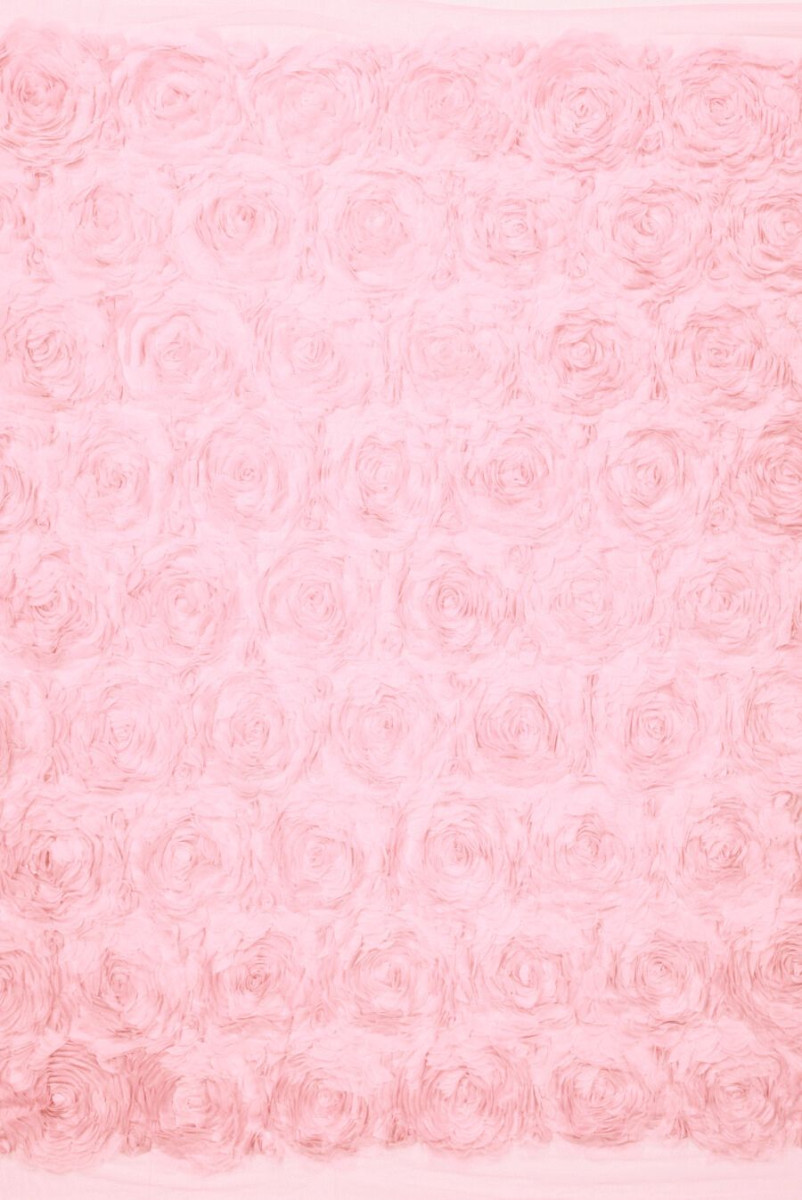 3D flower tulle light pink