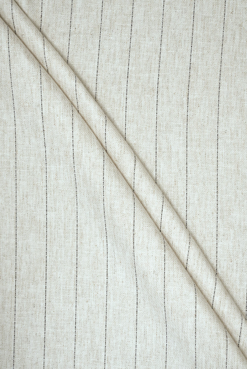 Wiskoza z lnem beÅ¼owa w paski