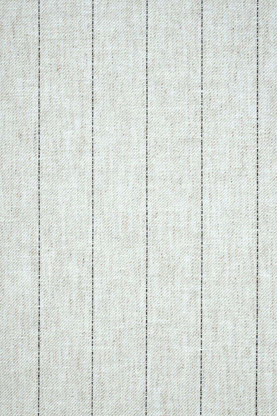 Wiskoza z lnem beżowa w paski