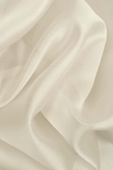 Organza de poliéster champán