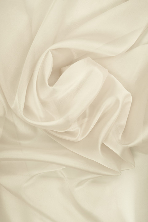 Organza poliestrowa szampańska