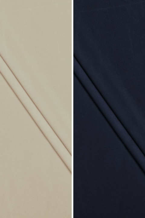 Tissu tricoté en viscose deux couleurs