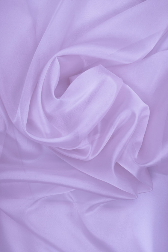 Organza poliestrowa liliowa