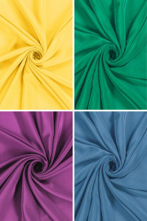 Crepé de seda estable – varios colores