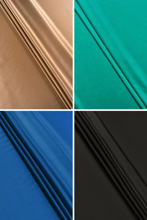 Satin de soie stable – différentes couleurs