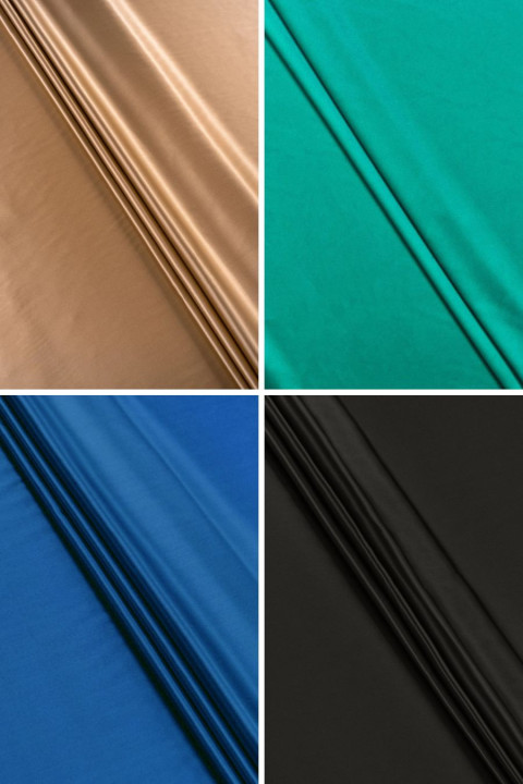 Raso di seta stabile – vari colori
