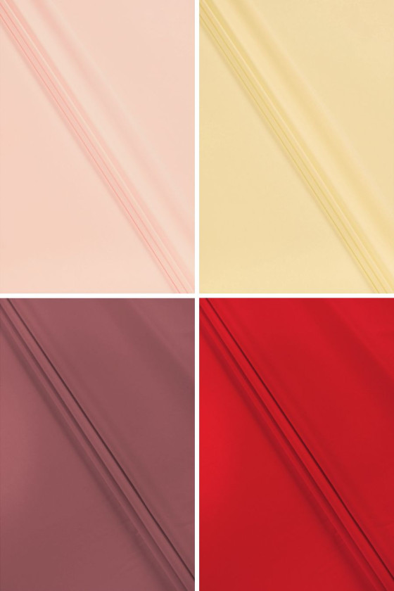 Couleurs de georgette fine...