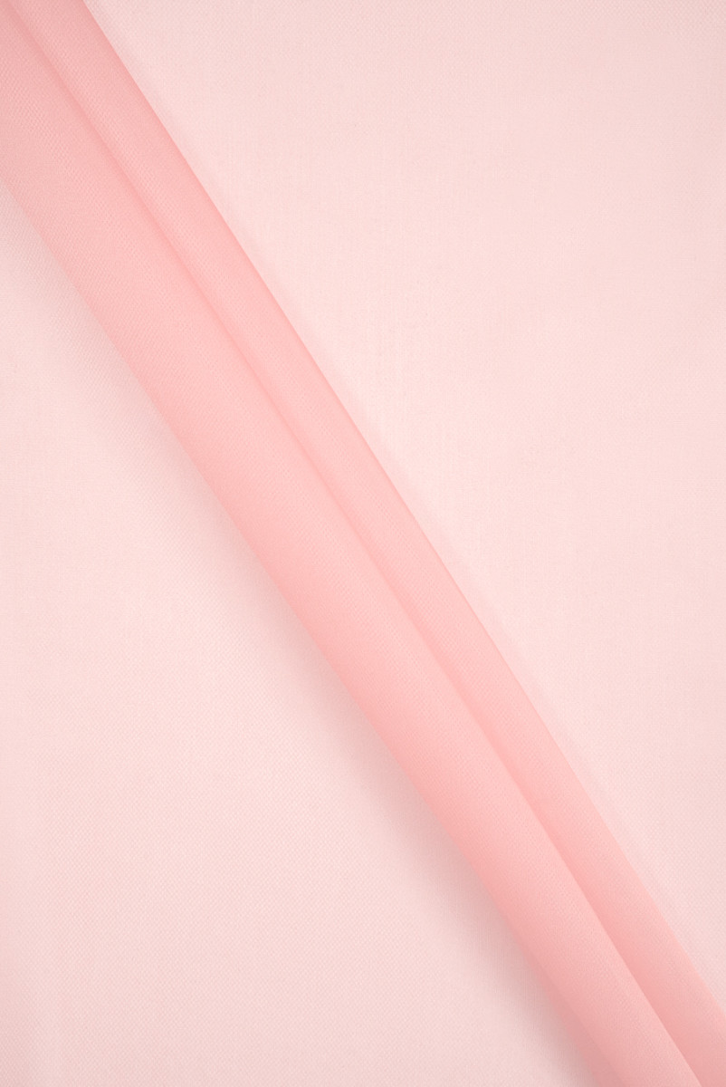 Organza de poliester roz roz deschis