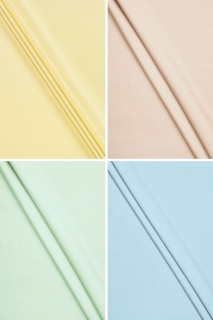 Ropa poliviscosa colores pastel
