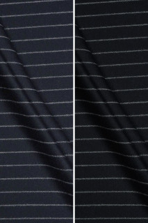 Tissu en laine rayé - deux couleurs