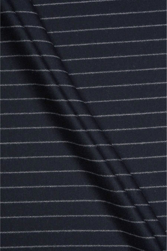 Tissu en laine rayé - deux couleurs
