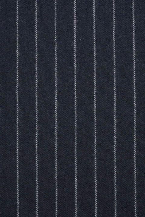 Striped wool fabric - two colors