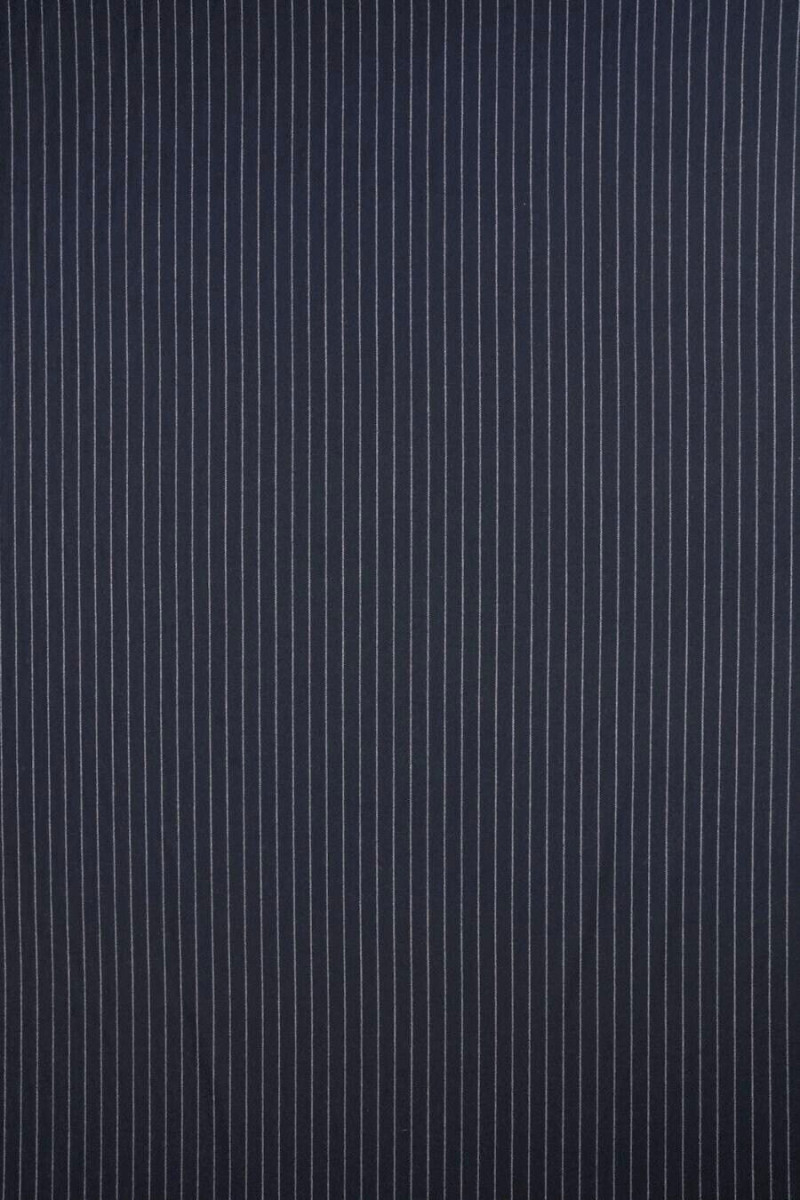 Striped wool fabric - two colors