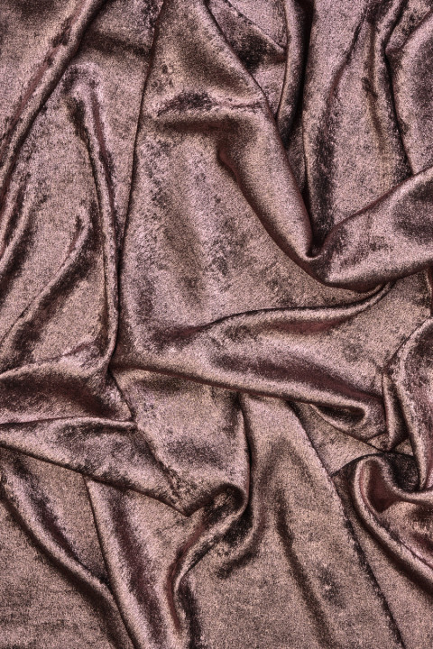 Glossy polyester fabric - two colors