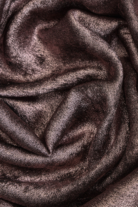 Glossy polyester fabric - two colors