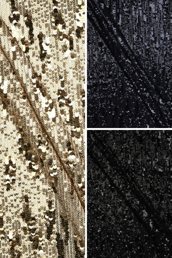 Shiny sequins - three colors