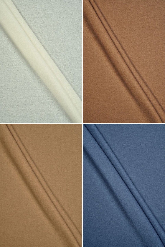 Georgette de lana - varios colores