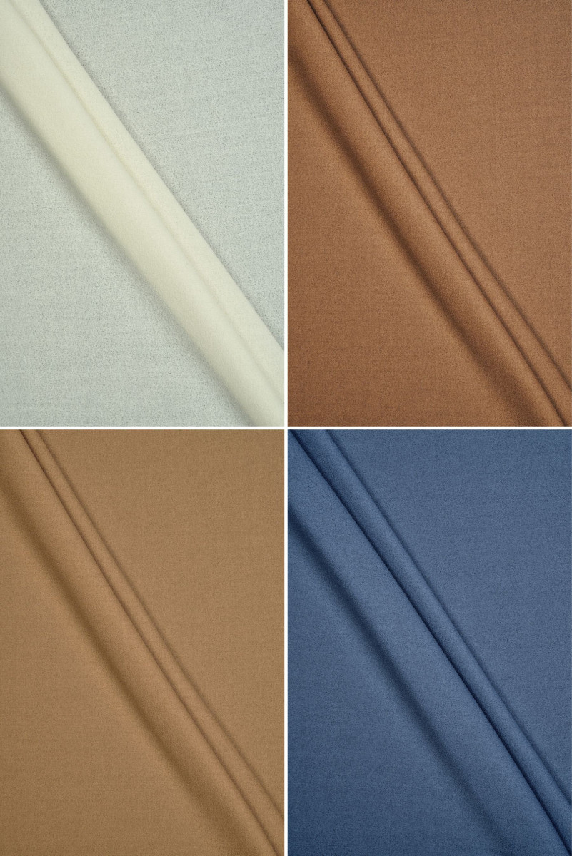 Georgette de lana - varios colores