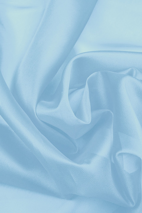 Polyesterová organza světle modrá