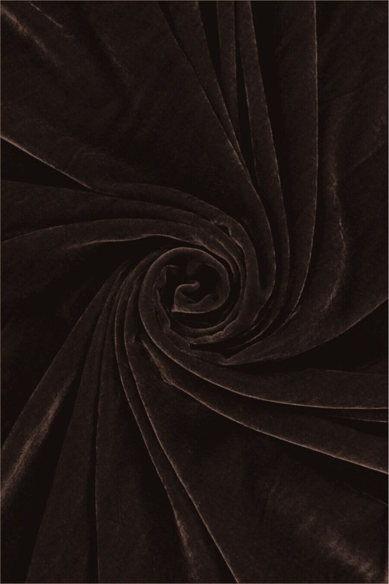 Velour med silke - forskellige farver