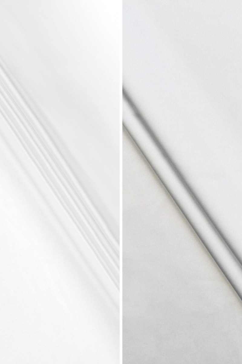 Viskose satin - to farver