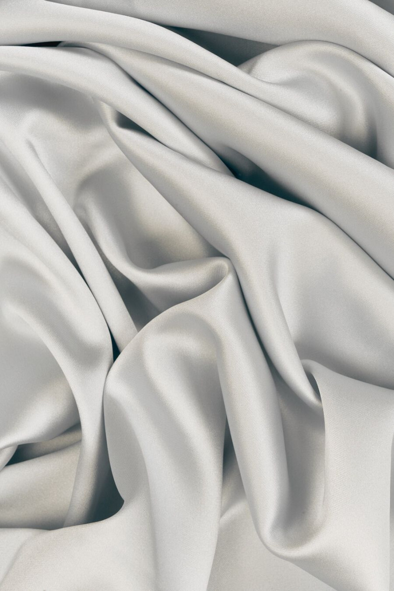 Viskose satin - to farver