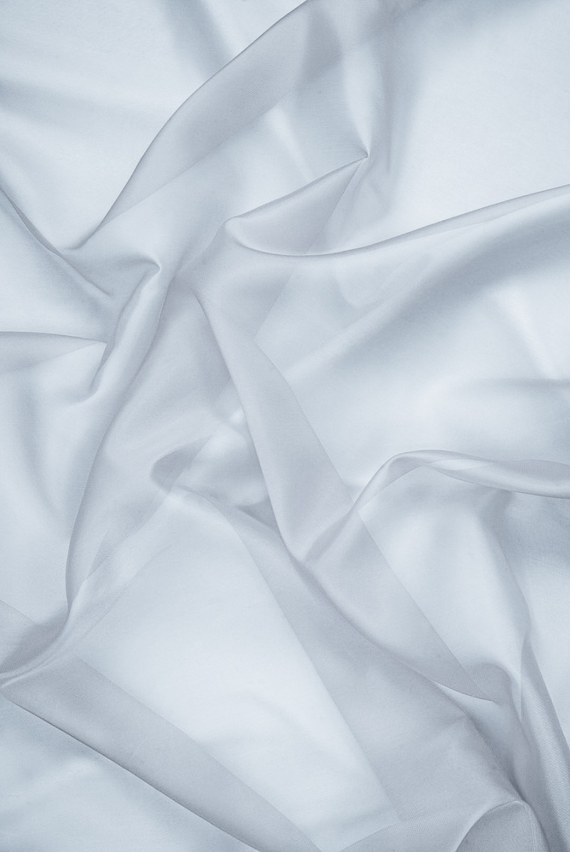 Organza poliestrowa szara