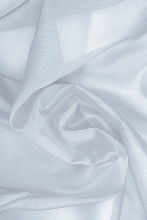 Organza de poliéster gris