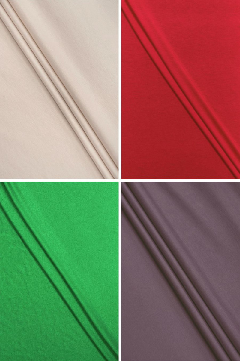 Tissu tricoté en viscose - différentes couleurs