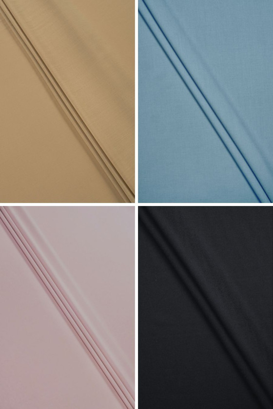 Kleding polyviscose kleuren