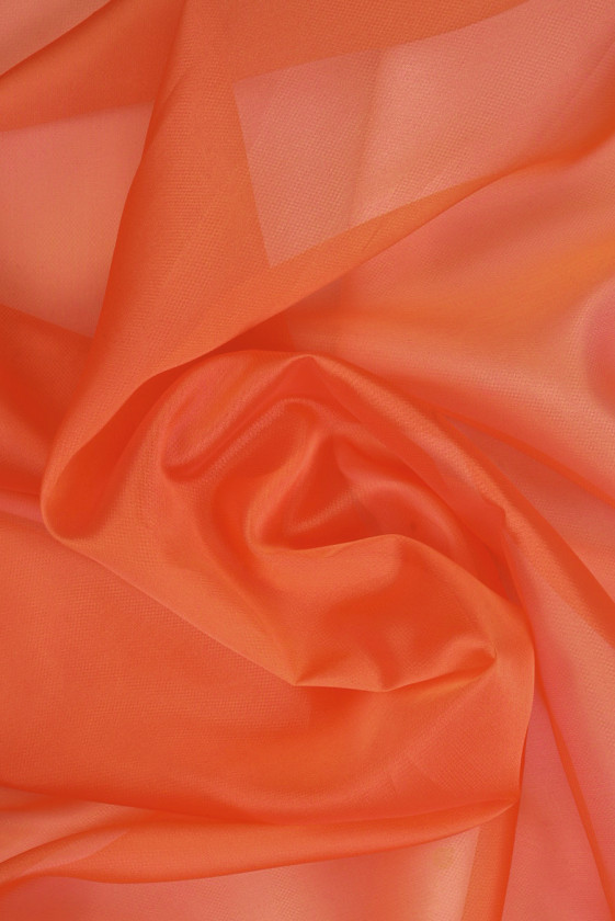 Organza poliestrowa pomarańczowa